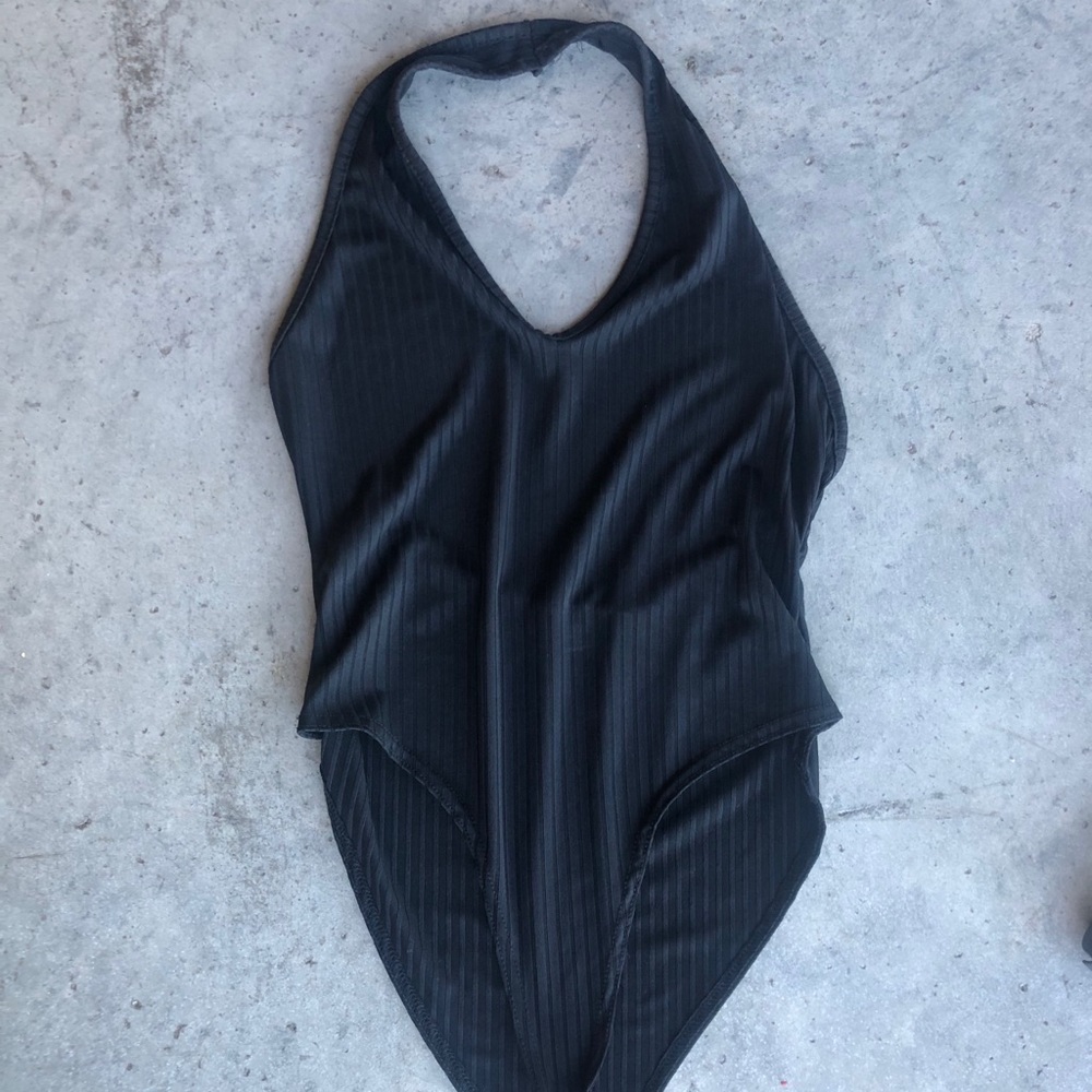 Halter body suit